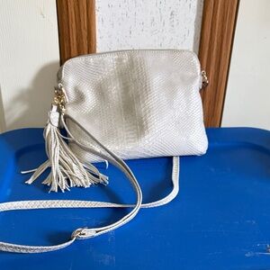 Elegant White Crossbody Bag